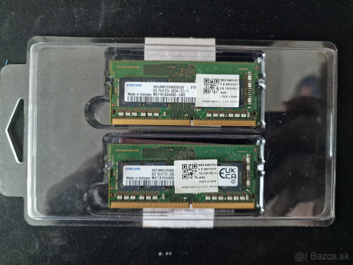 16GB DDR4 SO-DIMM Notebook RAM (2 x 8GB 3200MHz)