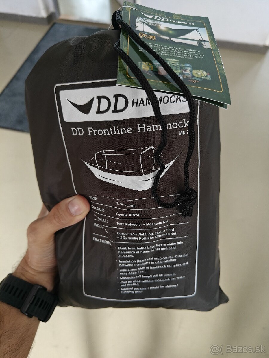 DD FRONTLINE HAMMOCK Mk.7 Hamaka Hnedá