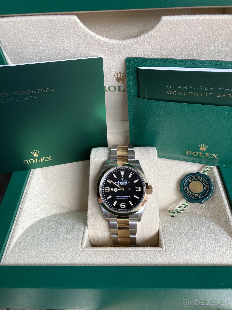 Rolex explorer bicolor. - NOVE - -