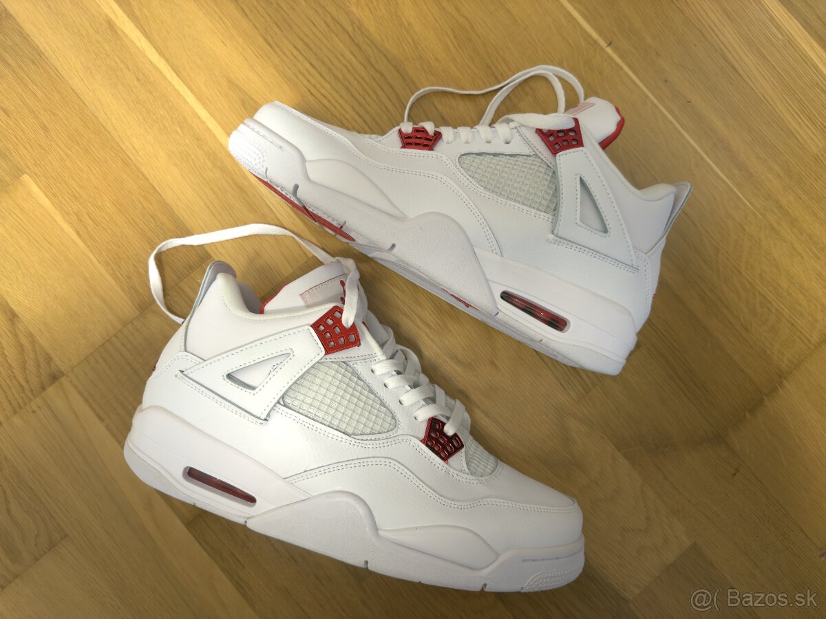 Air Jordan 4 Red Metallic 45