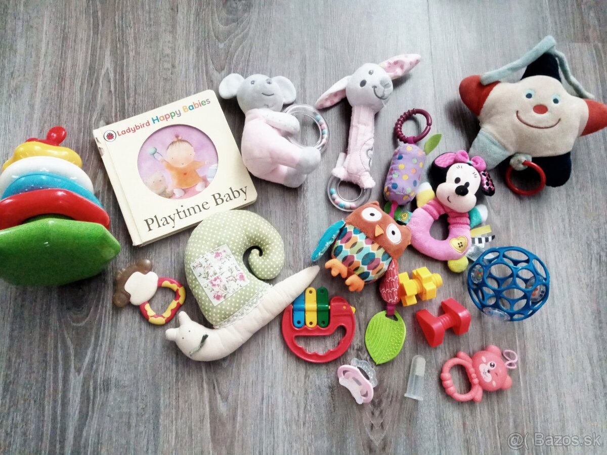 Hracky pre babatko,lamaze, minnie maus 16ks