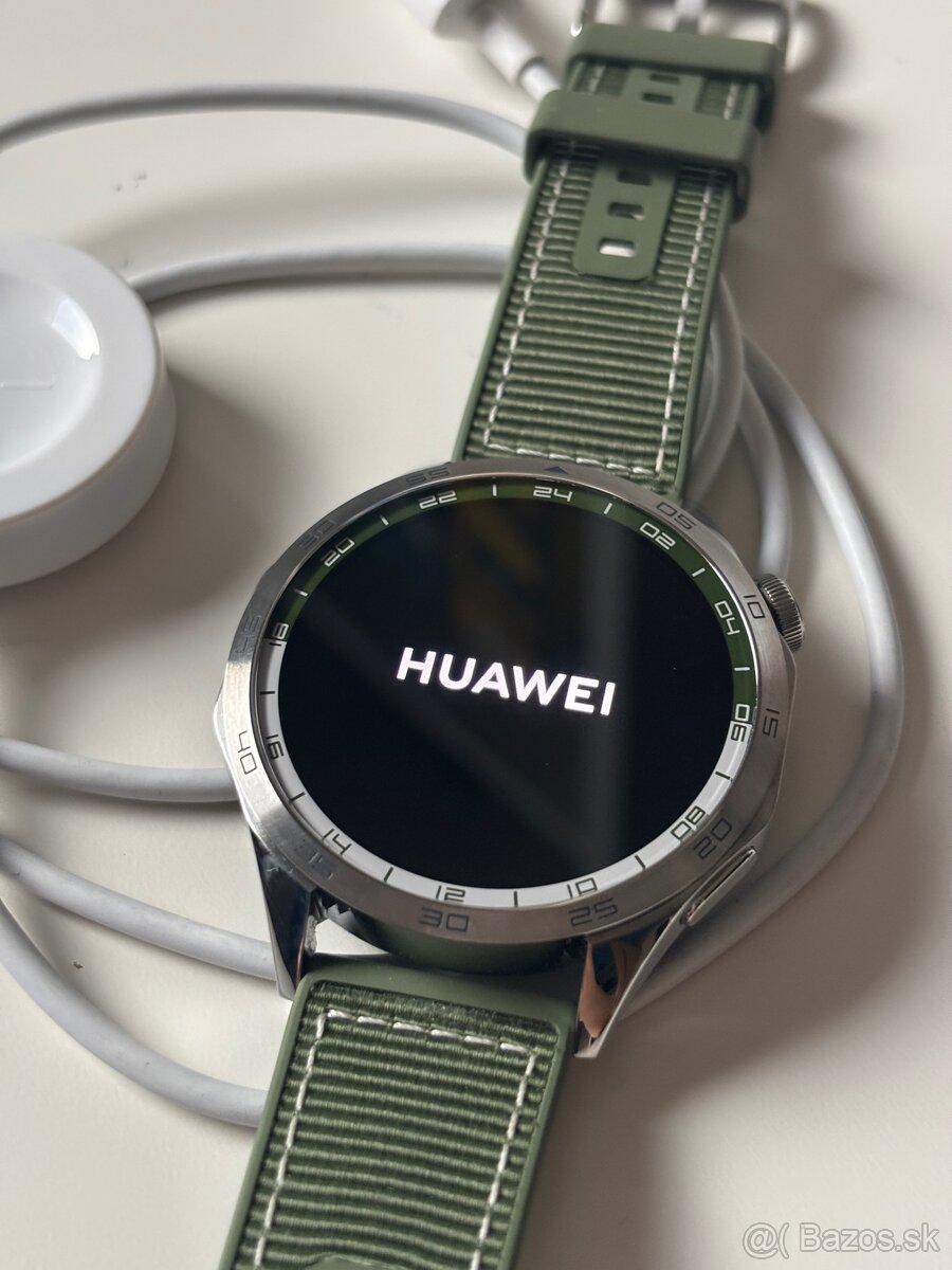 Huawei watch GT 4 46mm, Strieborno-zelené