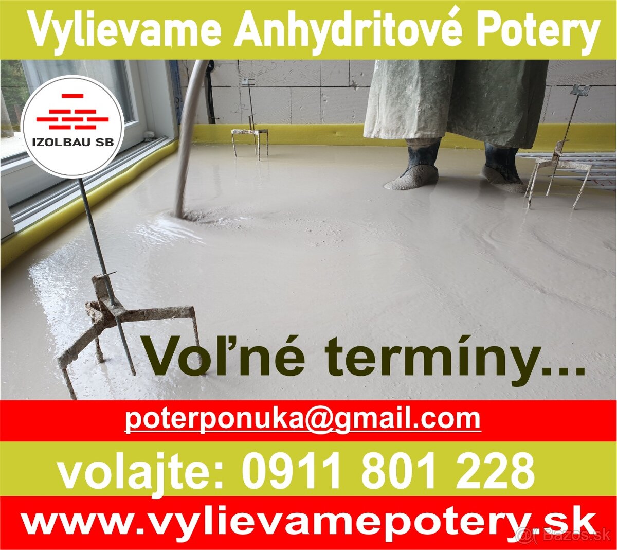 ANHYDRITOVE POTERY - PODLAHY ...VOĽNÉ TERMÍNY ++++8