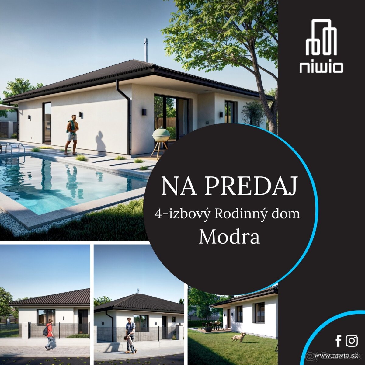 NA PREDAJ - 4izbový Rodinný dom Modra