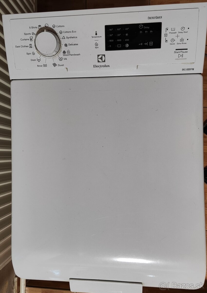 Práčka Electrolux horné plnenie