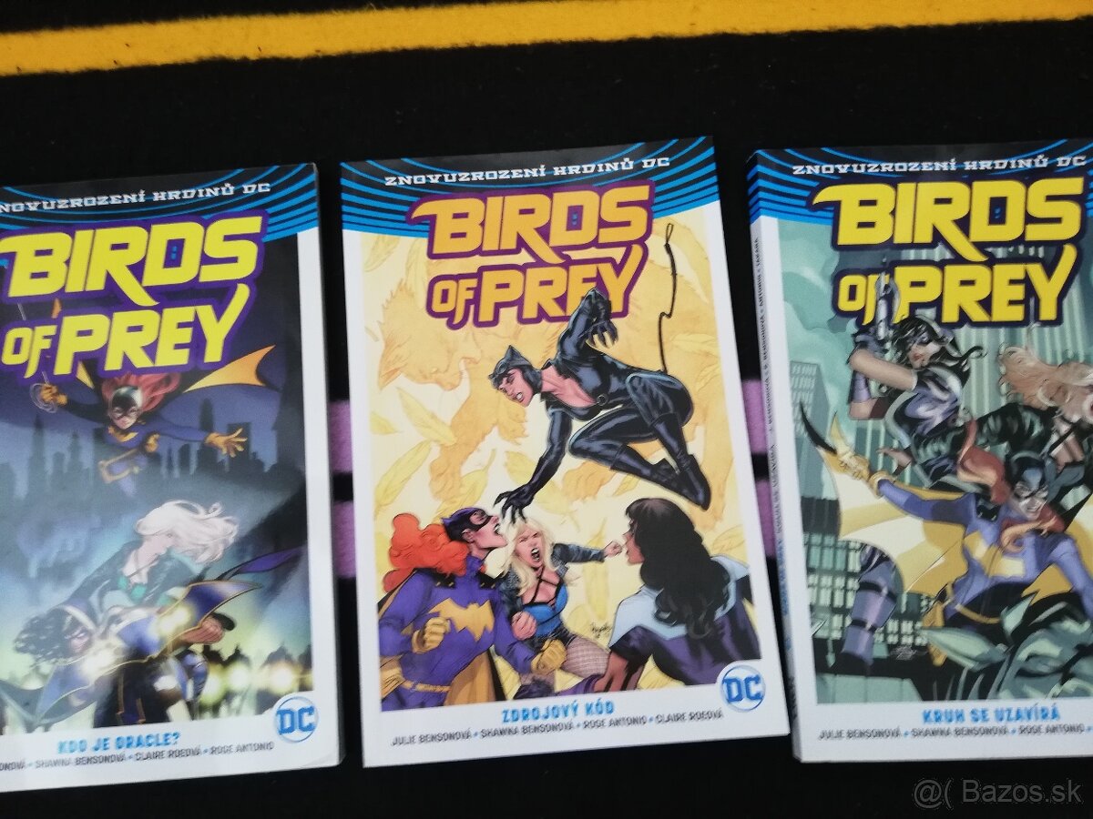 predám komiksovú trilógiu Birds of Prey