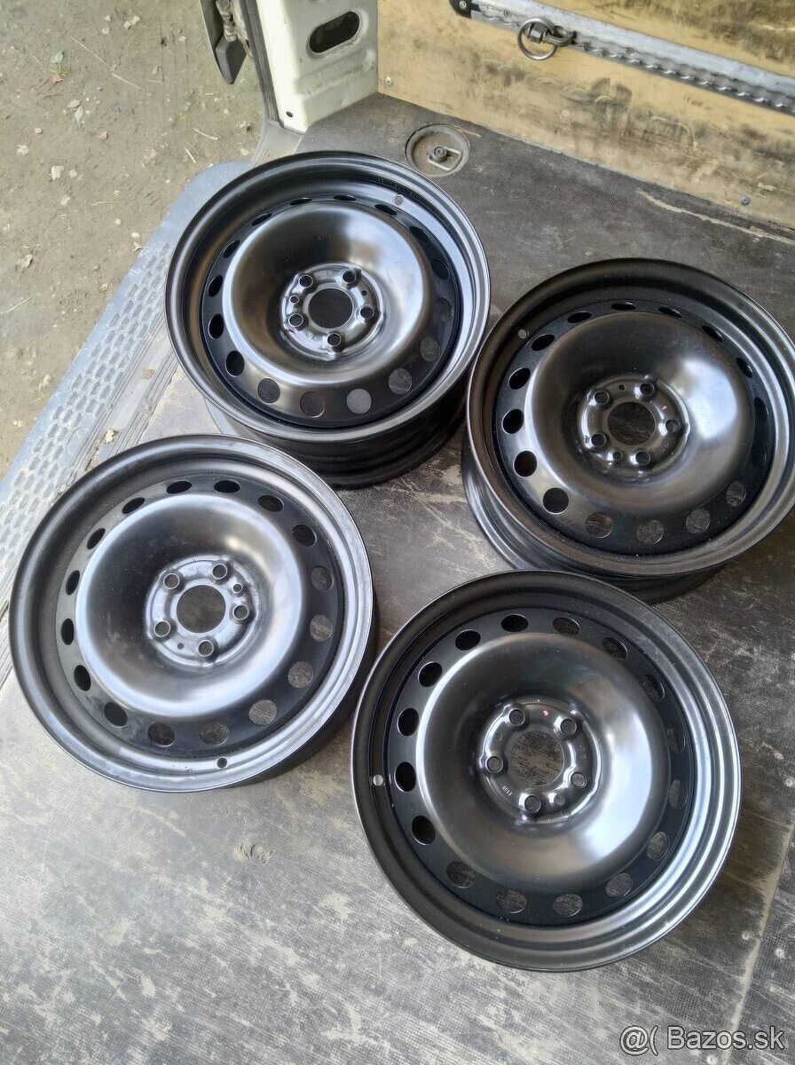 15" plechové disky FIAT TIPO,DOBLO,500 L originál. - [