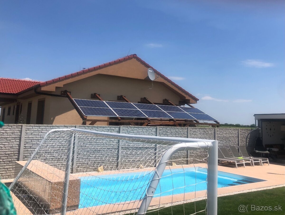 FOTOVOLTAIKA FVE 2,45kWp 3kWh Lifepo 10 FV panelov OFF GRID