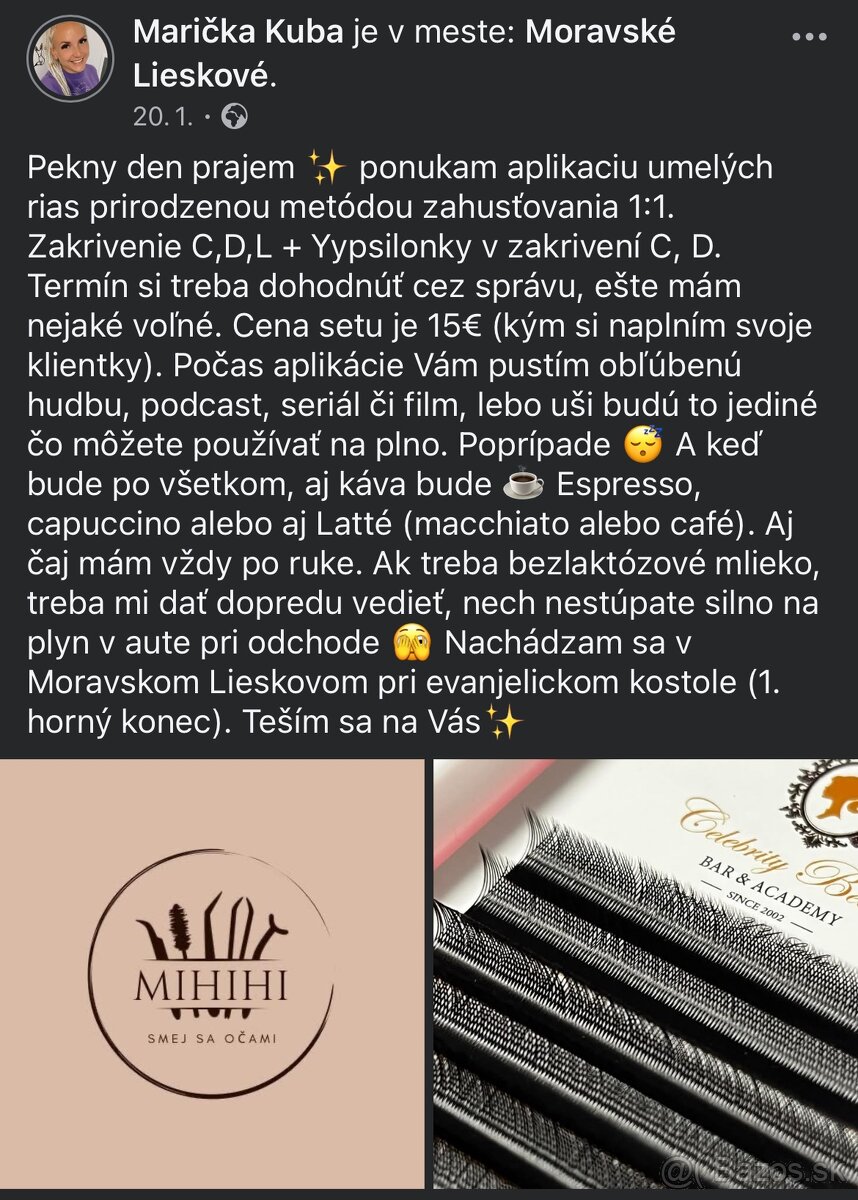 Predĺženie mihalníc