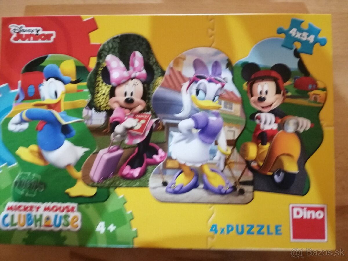 Mickey Mouse puzzle 4x54