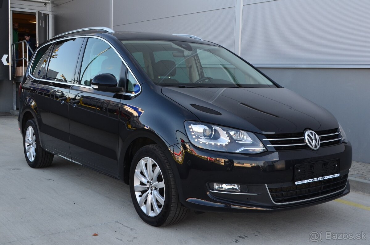 VOLKSWAGEN SHARAN 2.0 TDI DSG HIGHLINE KAMERA BI-XENON ŤAŽN