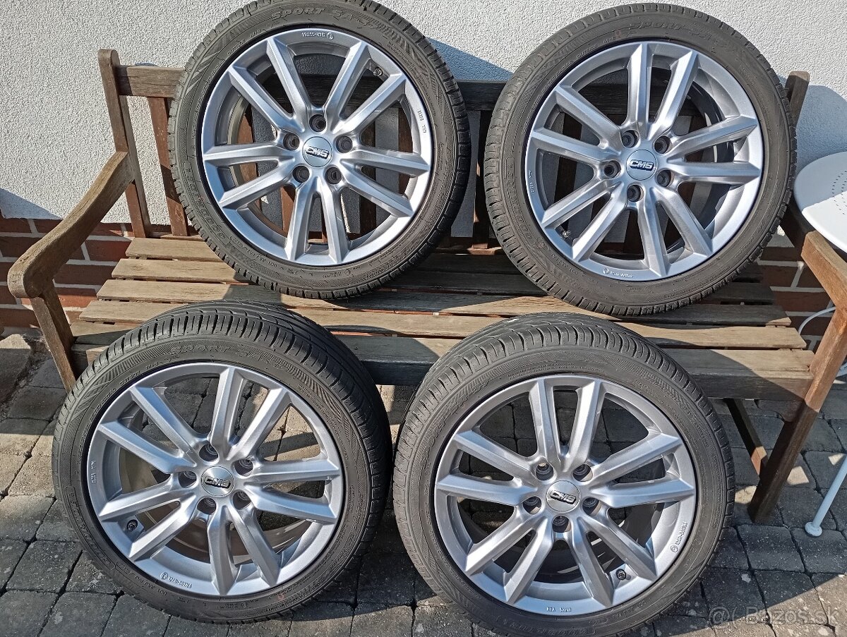 Predám sadu kolies KIA Ceed R17 5x114,3 ET 43,5