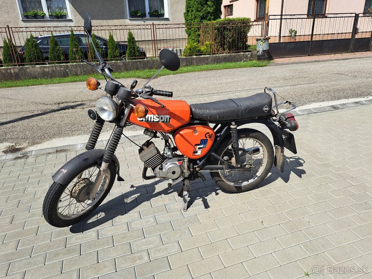 Simson s51 v originálnom stave