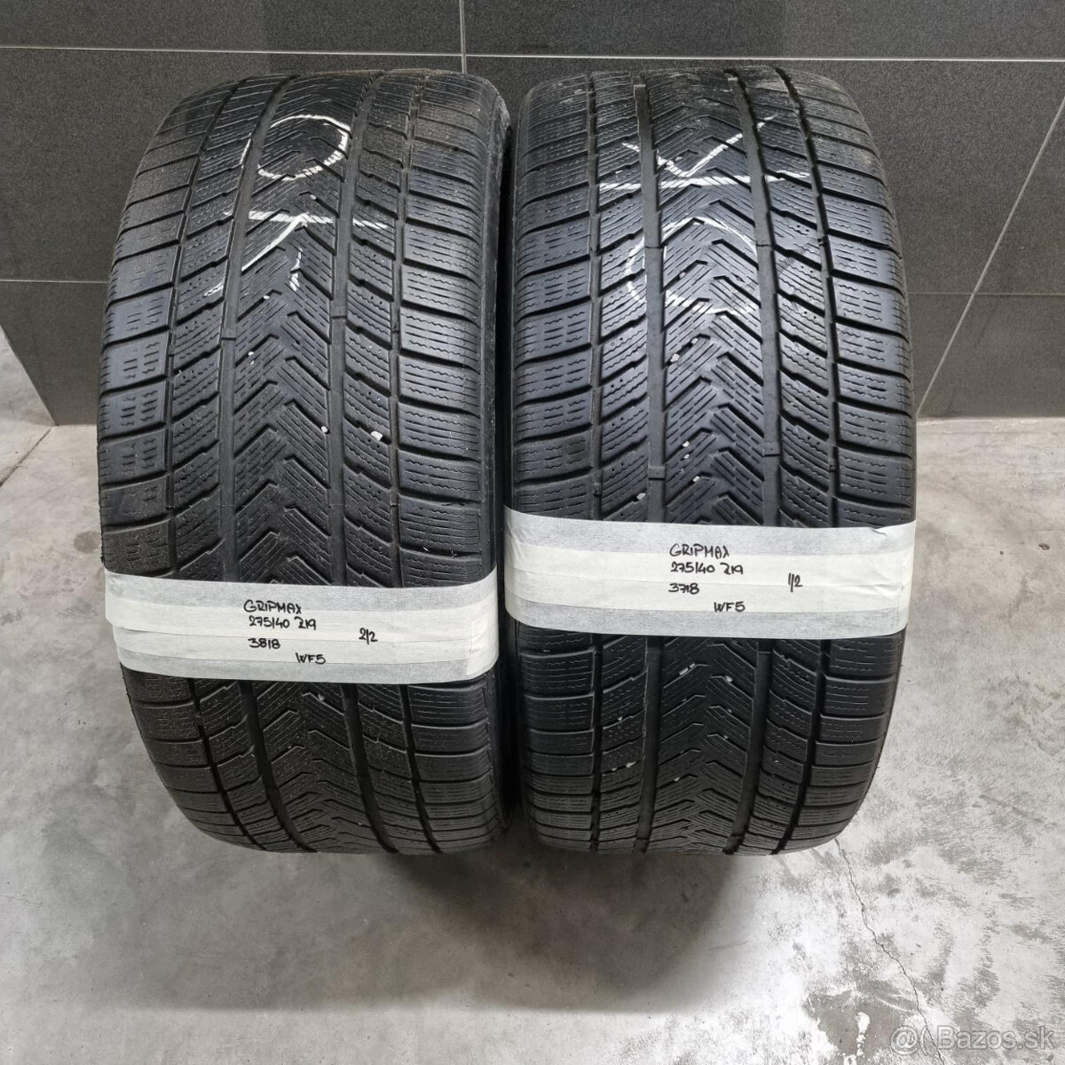 Zimné pneumatiky 275/40 R19 GRIPMAX DOT3818