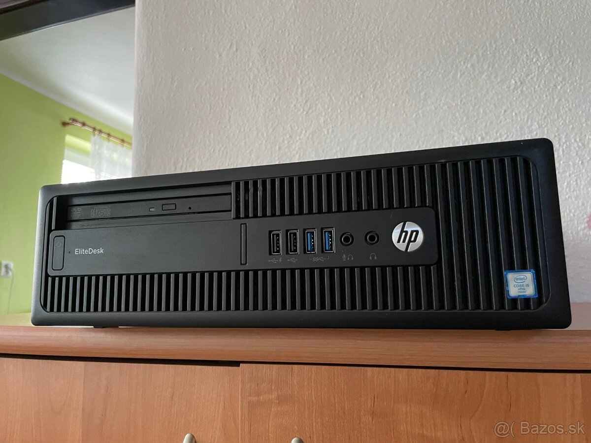 Predám HP EliteDesk 800 G2 SFF /i5-6600/ 8GB DDR4/512GB SSD