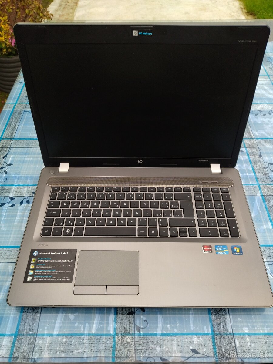 HP ProBook 4730s Core i5/17,3" Display  Pekný stav