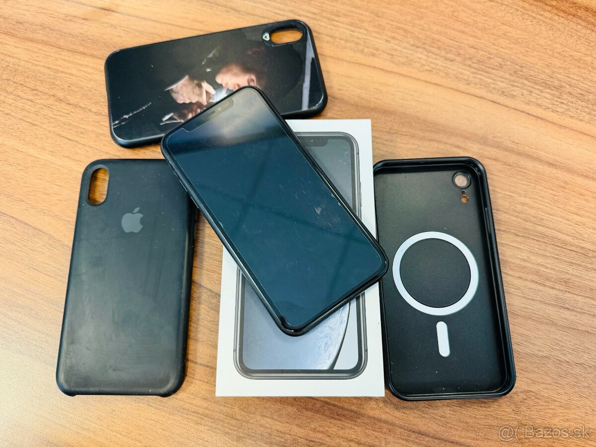 iPhone XR 64 gb black - komplet príslušenstvo