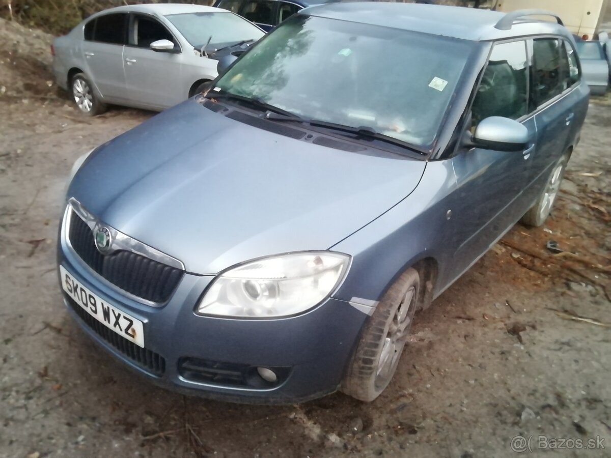 Rozpredám škoda fabia 2 combi 1,9 tdi ročník 2008