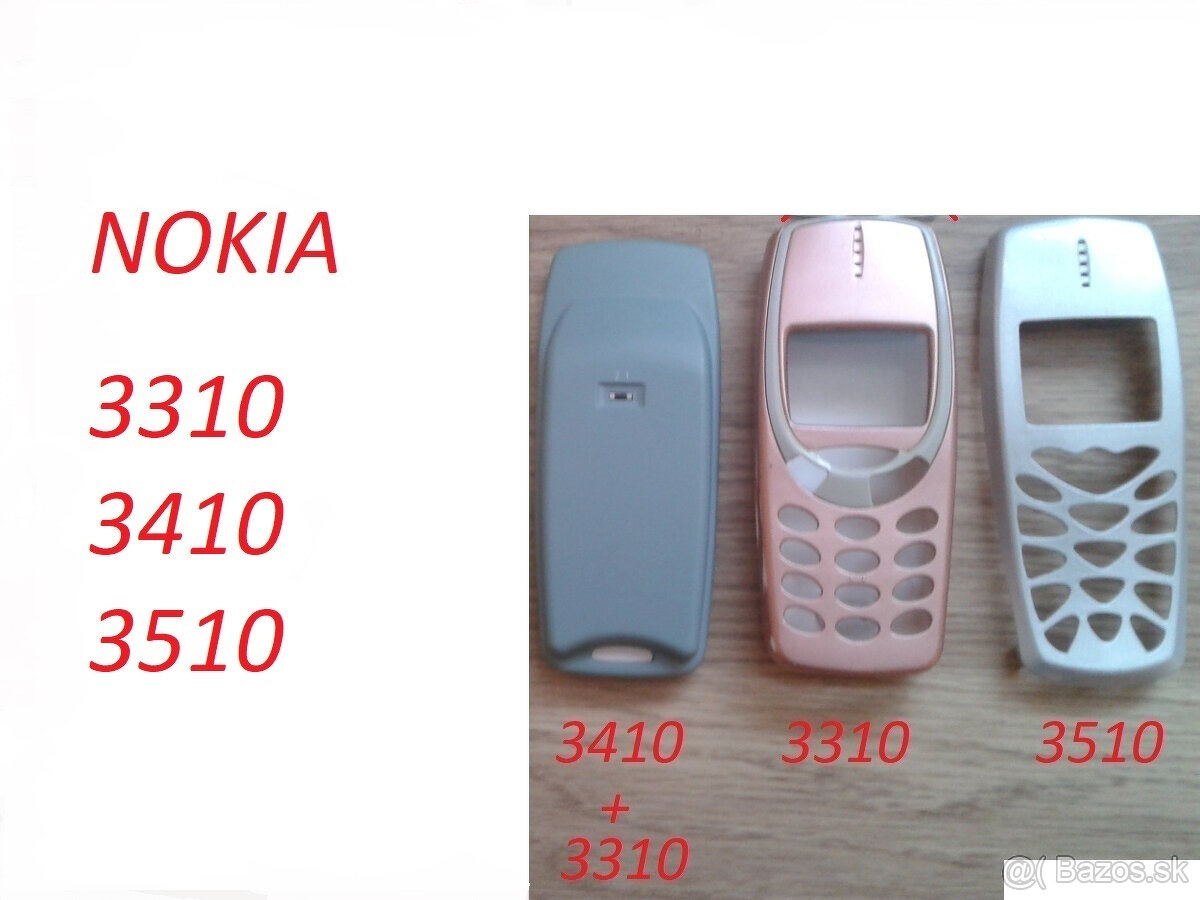 PREDAM KRYTY NOKIA 3310-ZADNY KRYT 3410,3310 NA 2 KARTY,3510