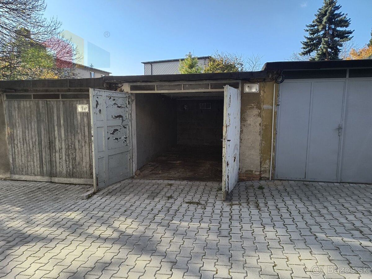 Na prenájom garáž, 15,5 m², Lipová ul. Staré Mesto, voľná ih