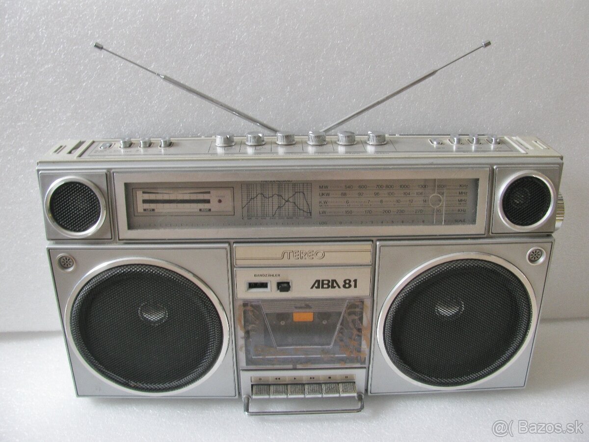 Radiomagnetofon --- ABA 81 BOOMBOX