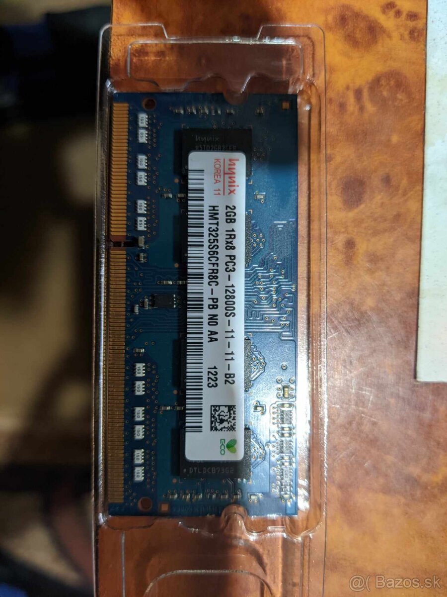 sodimm ddr3 Hynix 1600 mhz cl11 - 2 GB