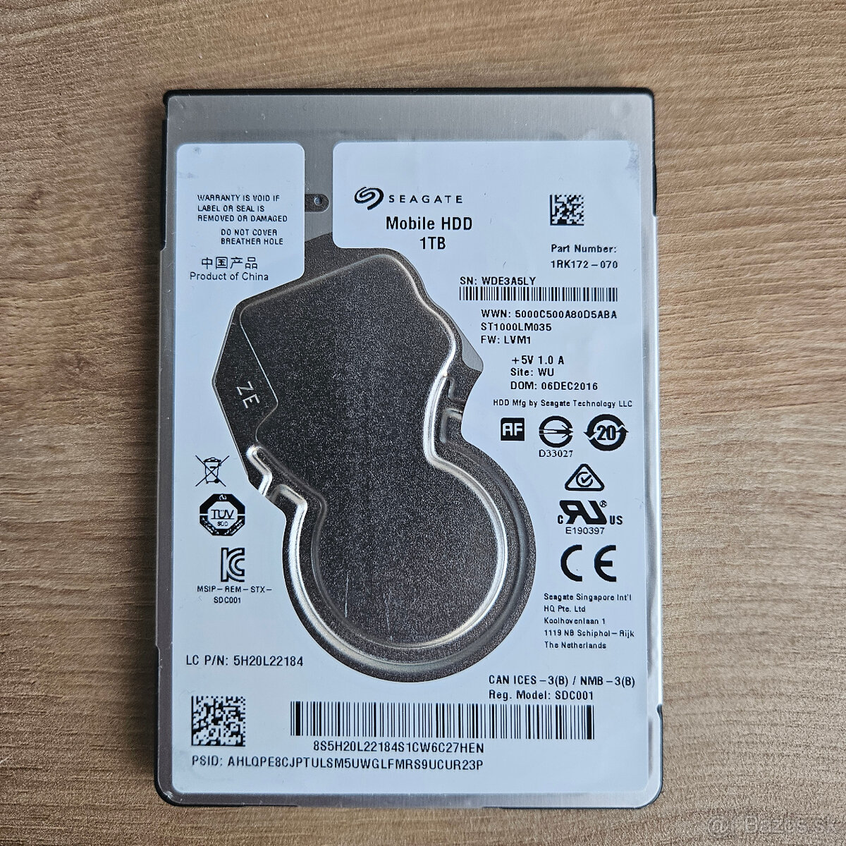 Pevny disk 2.5" Seagate Mobile 1TB