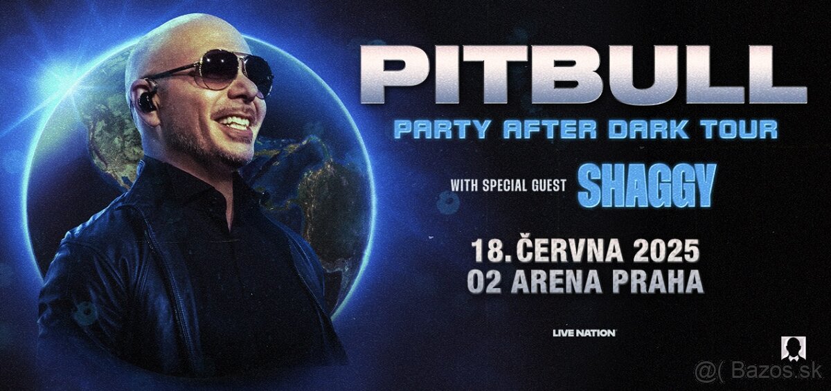 PITBULL Koncert 18.6.2025 Praha O2 Aréna