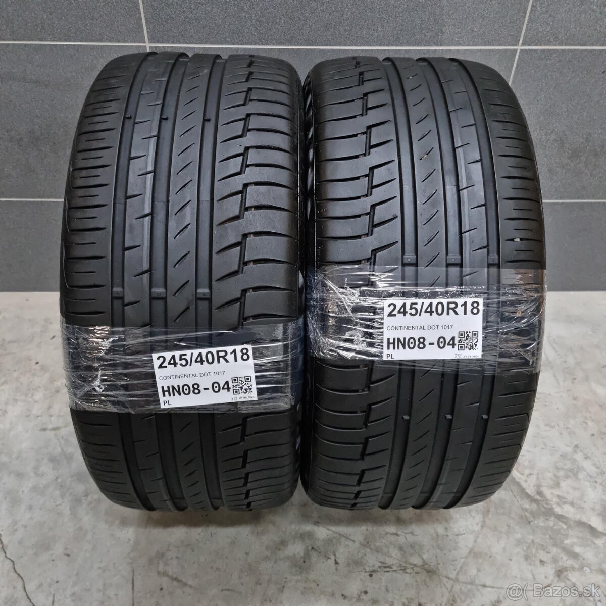 Letné pneumatiky 245/40 R18 CONTINENTAL DOT1017