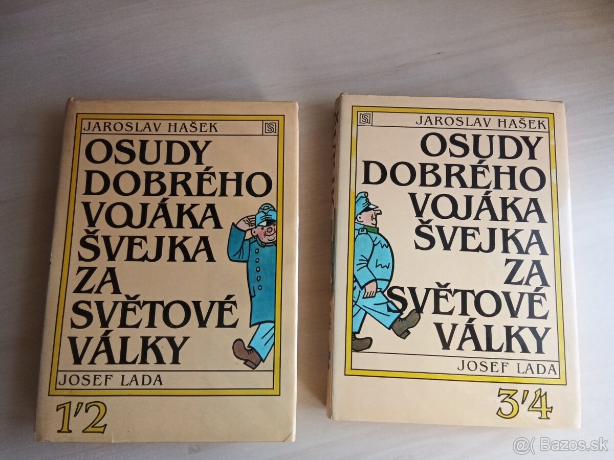 2 KNIHY OSUDY DOBREHO VOJAKA SVEJKA ZA SVETOVE VALKY