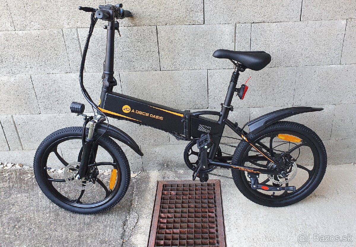Elektrický bicykel ADO A20+ black/grey