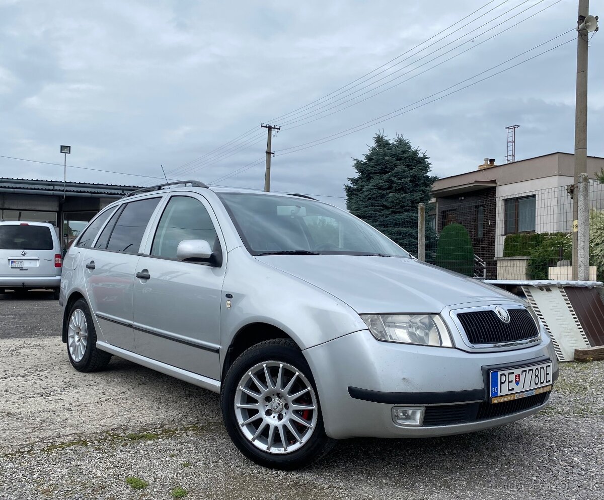 Škoda Fabia Combi 1.4MPI, Rok výroby 2001, centrál, parkovac