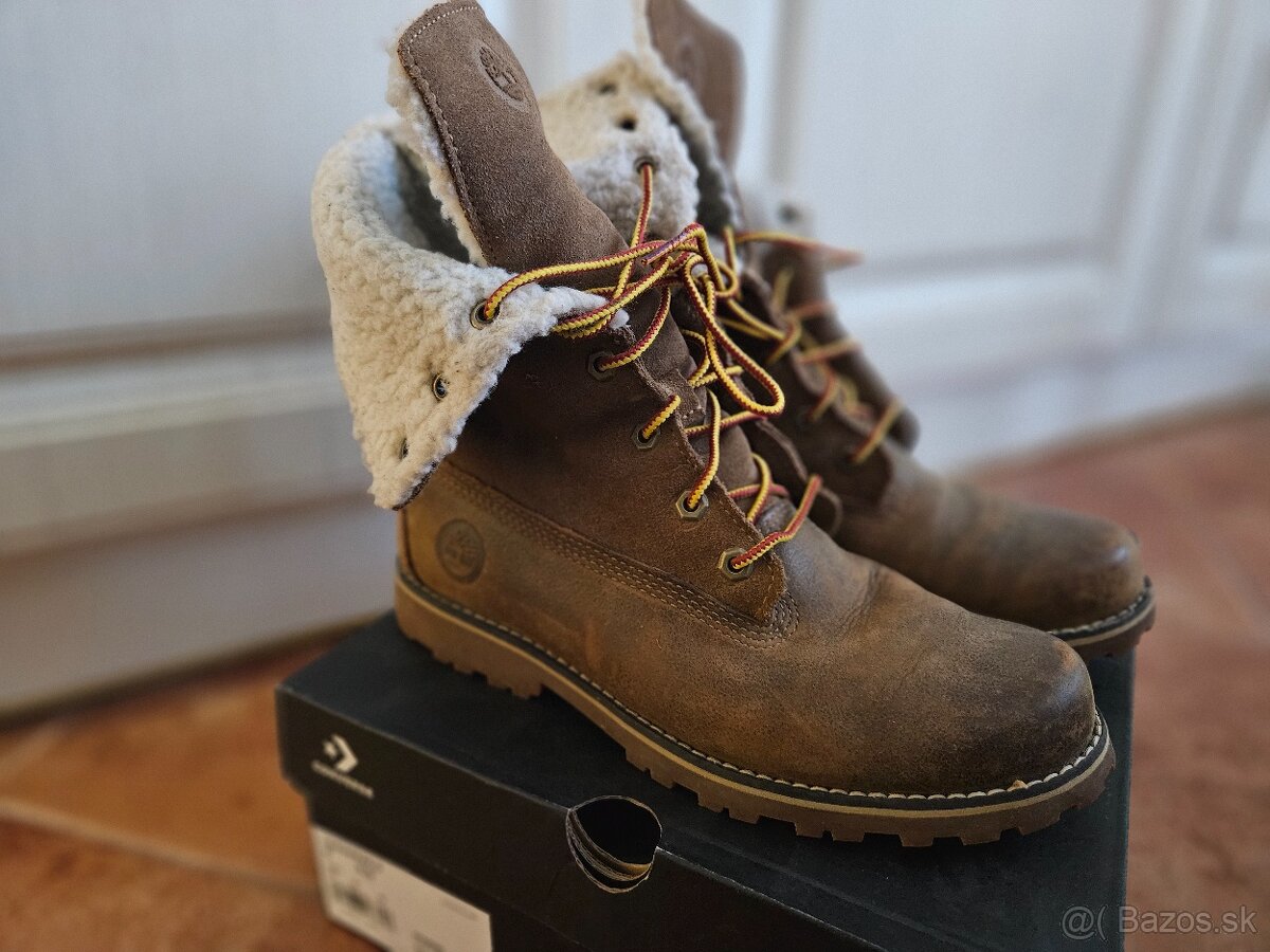 Teplé zimné topánky Timberland veľ.37