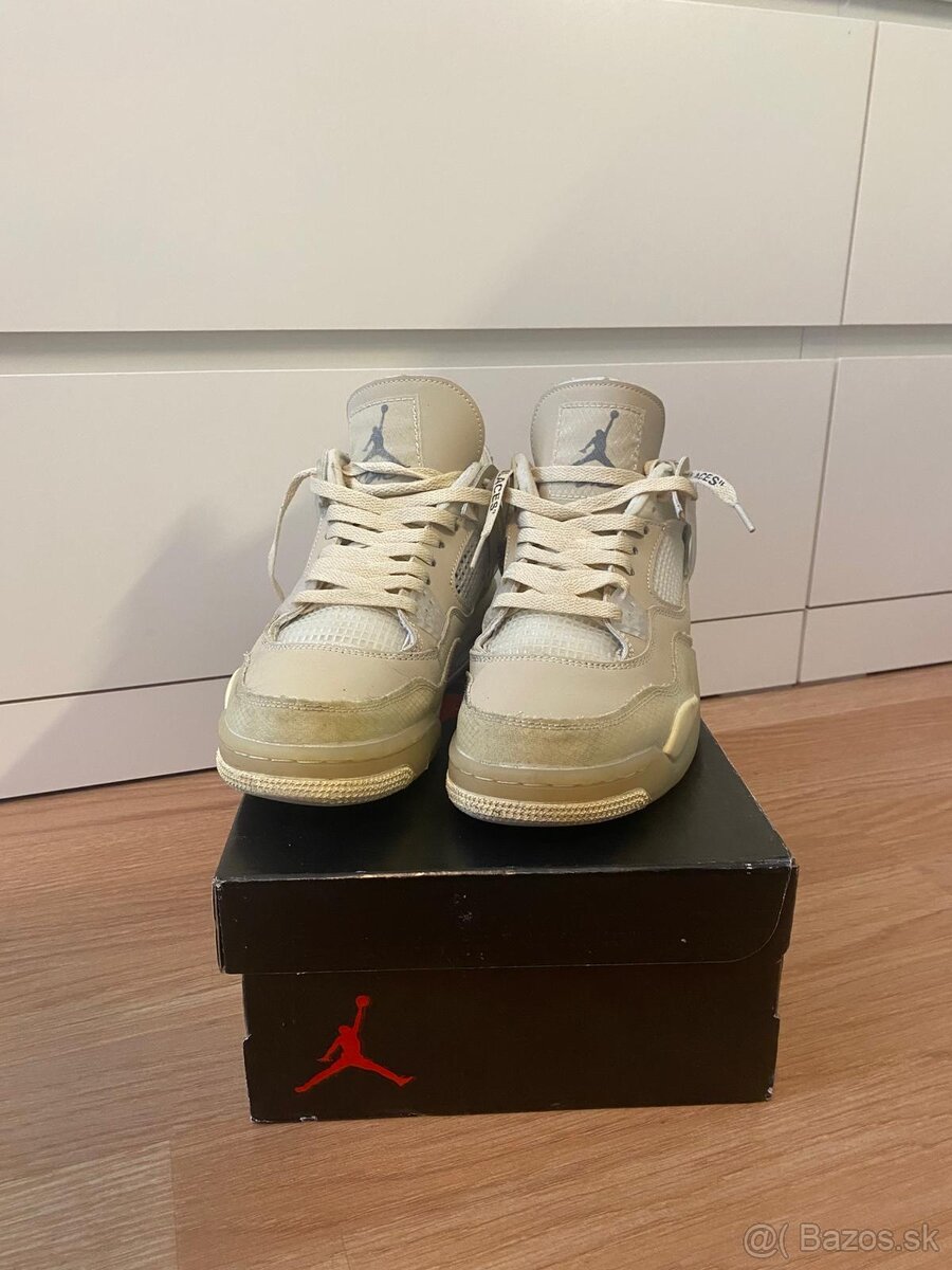 NIKE Jordan Air 4 Off-White veľ. 42