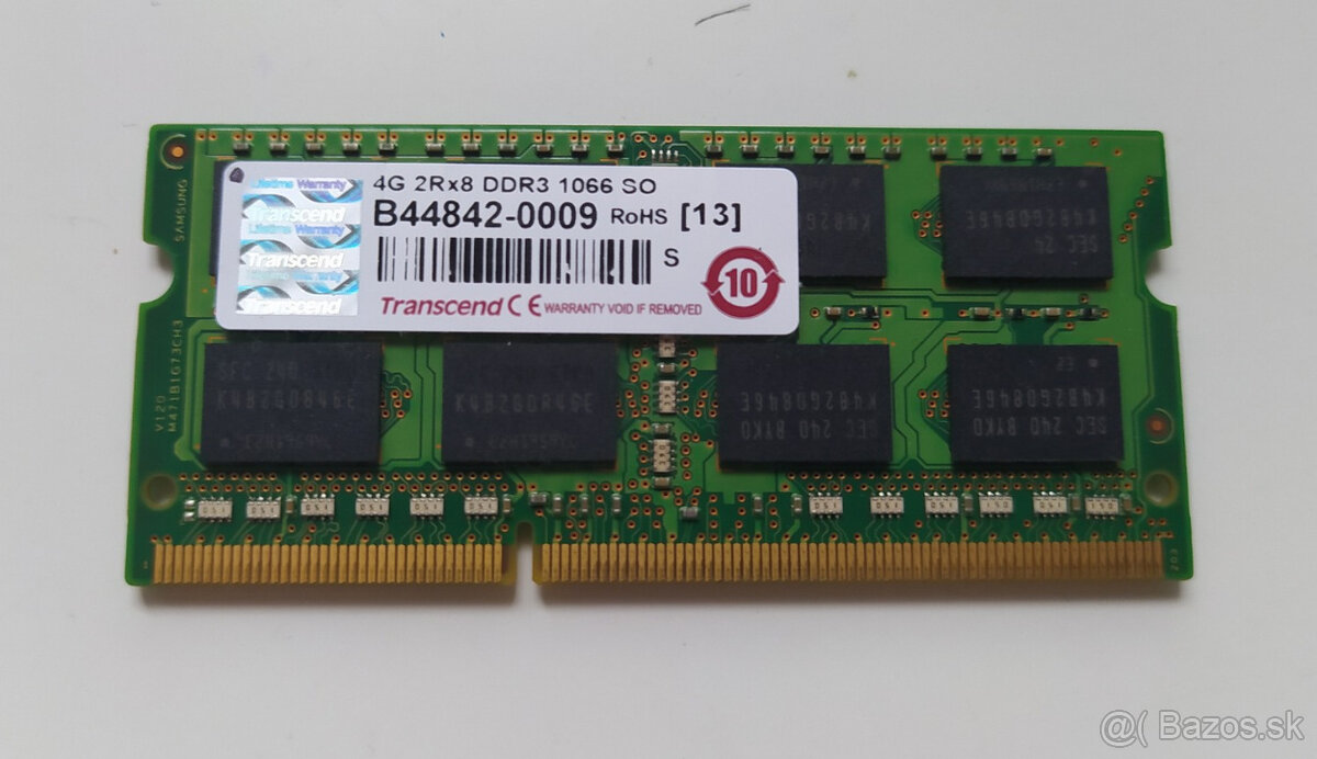 SODIMM DDR3 4GB 1066MHz