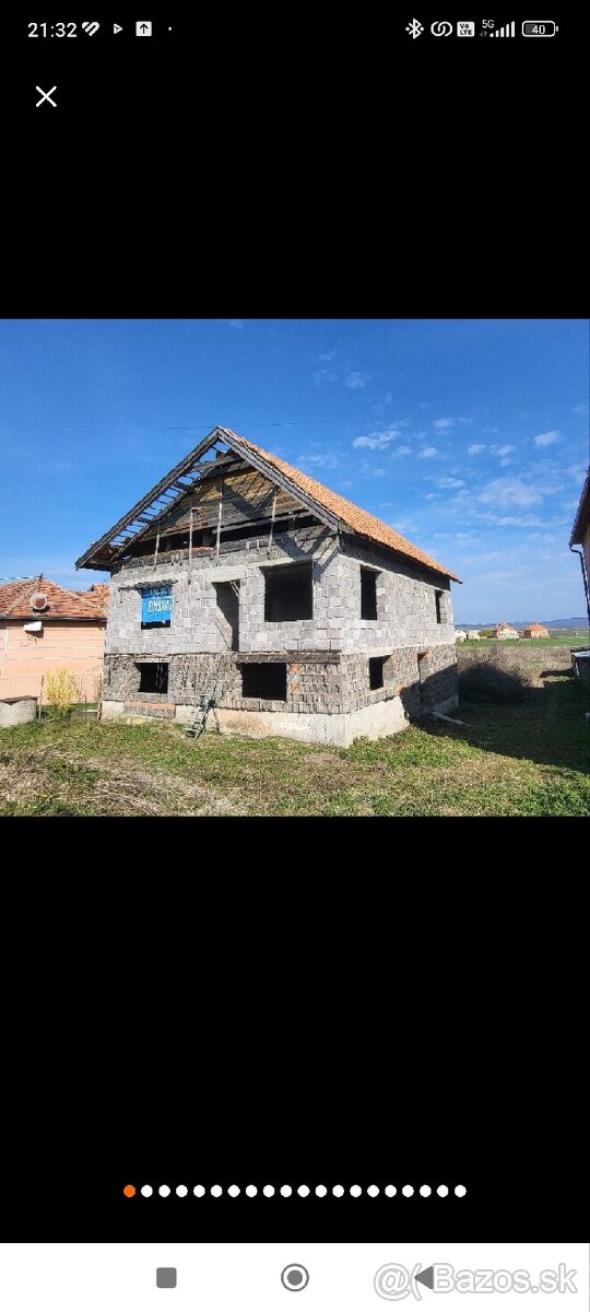 Dvojgeneračný  RD, obec Chanava, 6 árov, aj výmena