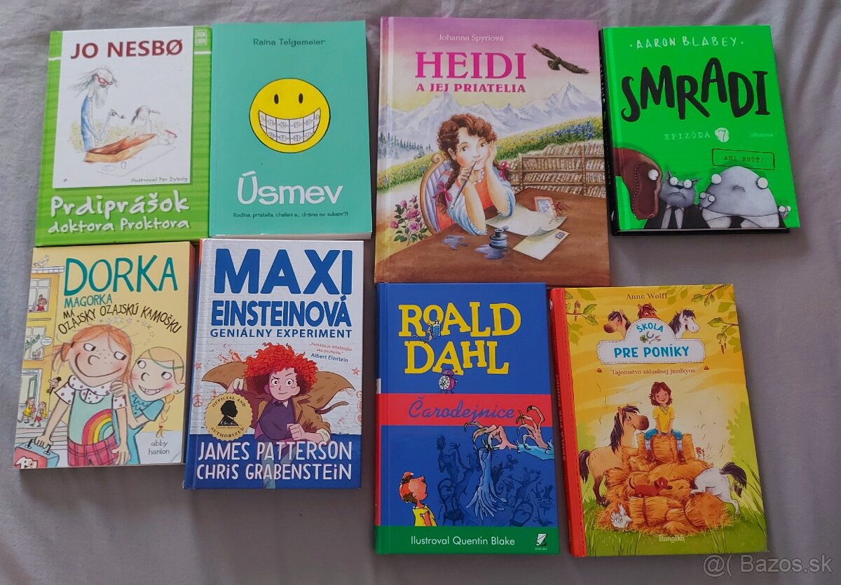 Predam nove knihy( jo nesbo, Roald Dahl a ine)