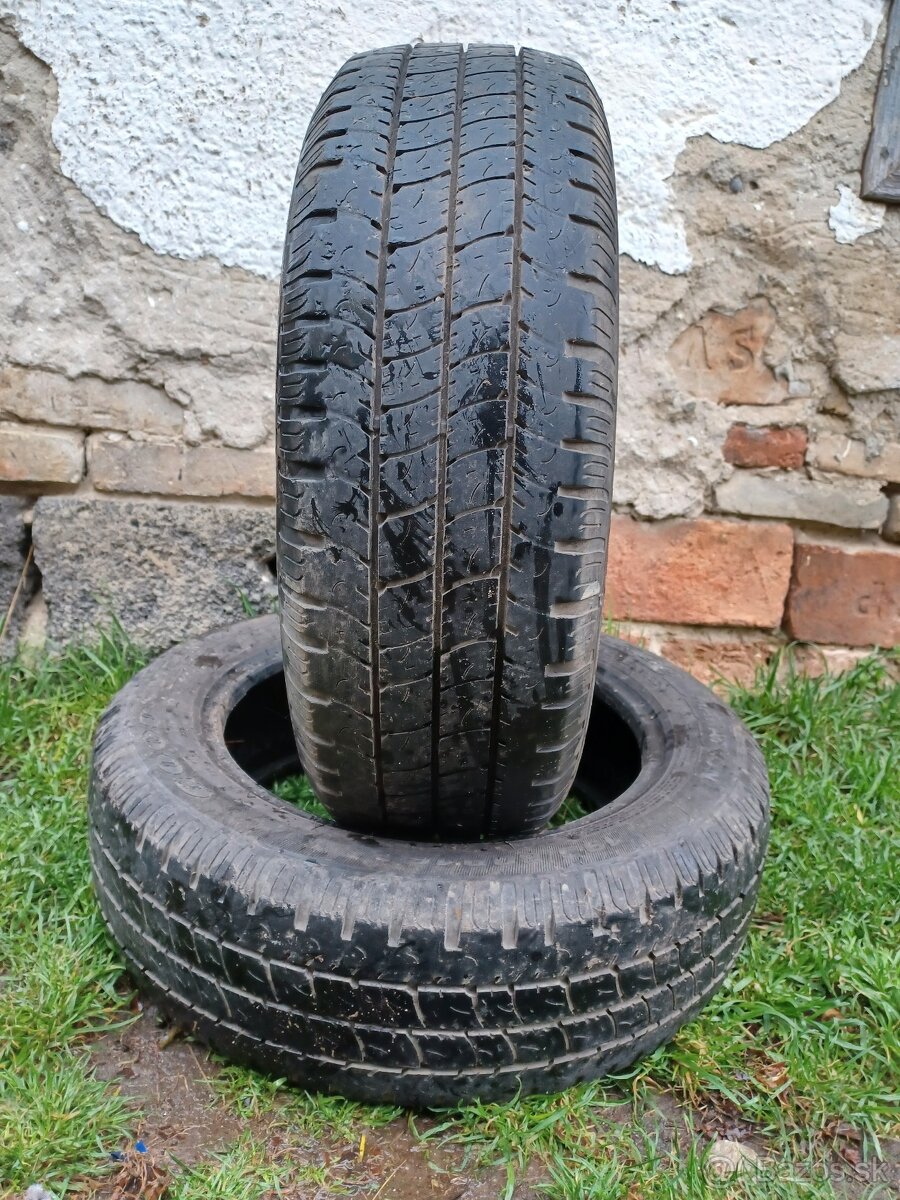 Predám 2-letné pneumatiky Goodyear Cargo 195/60 R16C