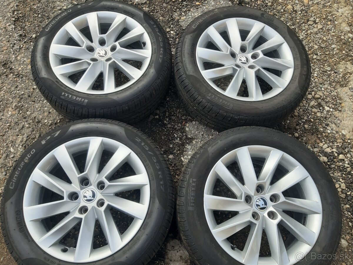 Elektrony originál ŠKODA SUPERB 5x112r17