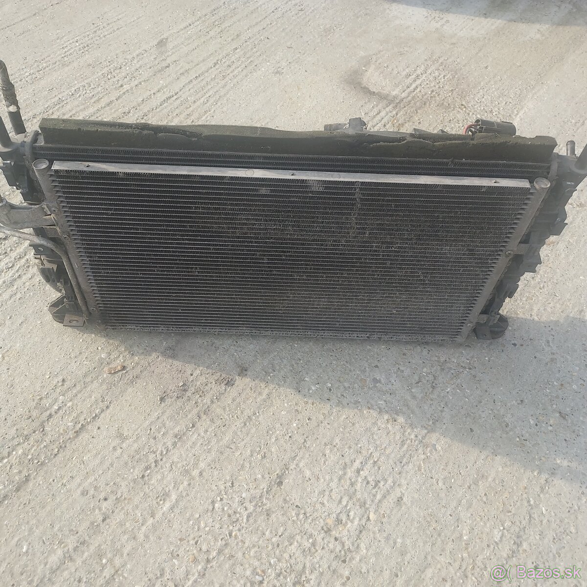 Ford Focus mk2 1, 6tdci chladič vody klímy ac ventiláto