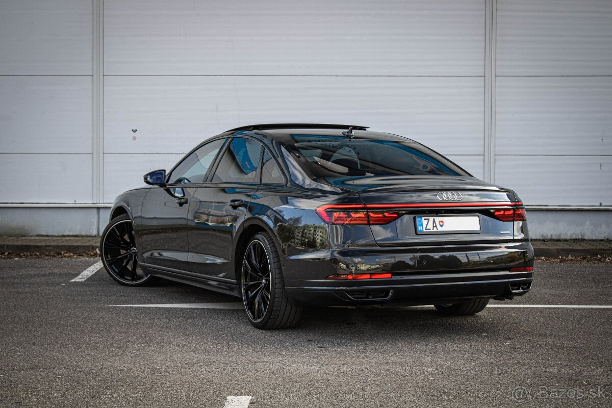 Audi A8 55 3.0 TFSI V6 Black, Soft-close, Head-up, webasto