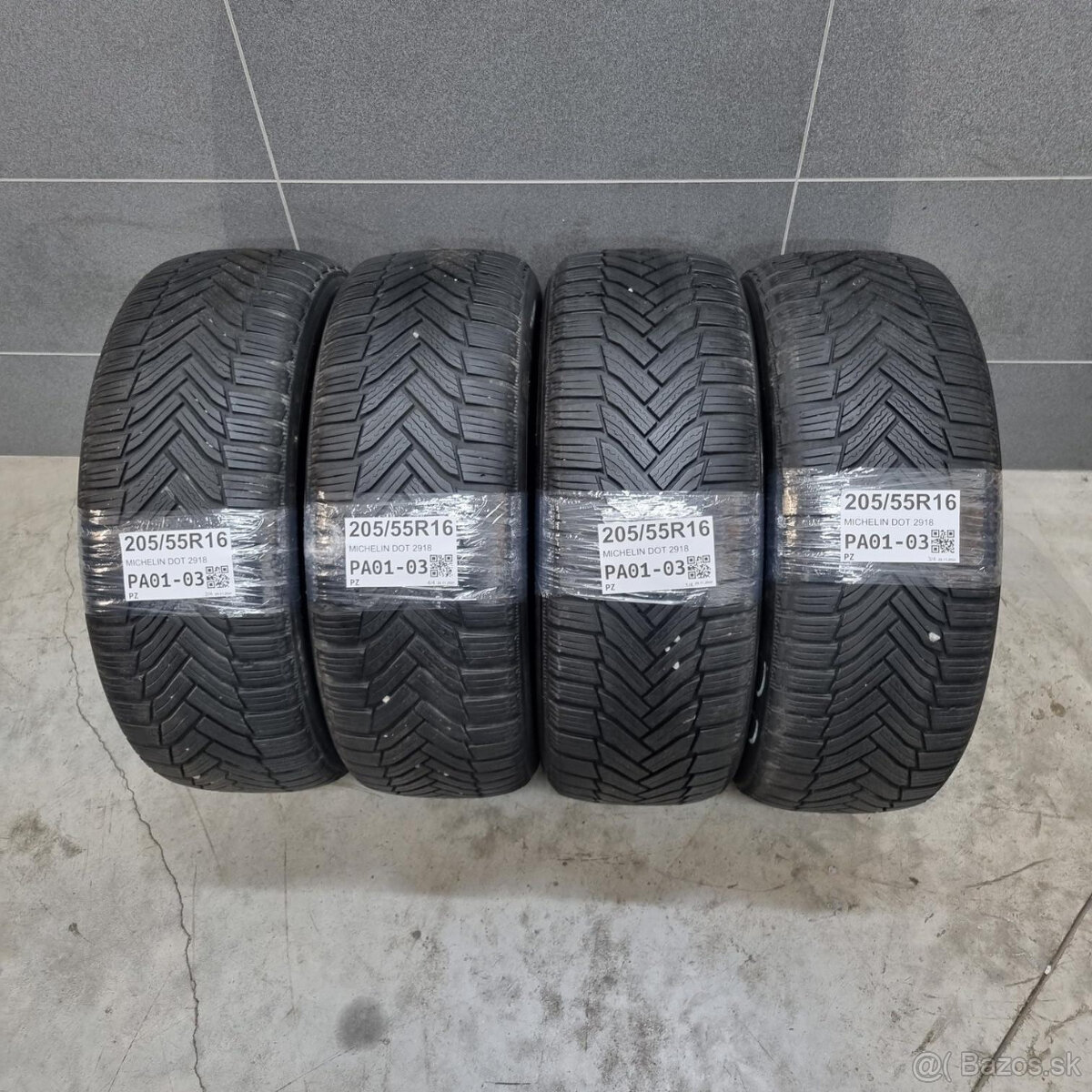 Zimné pneumatiky 205/55 R16 MICHELIN DOT2918