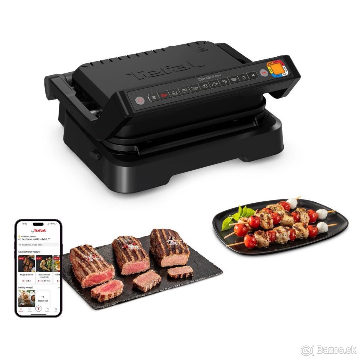 Tefal GC772830 OptiGrill 2v1 so zárukou 2 roky