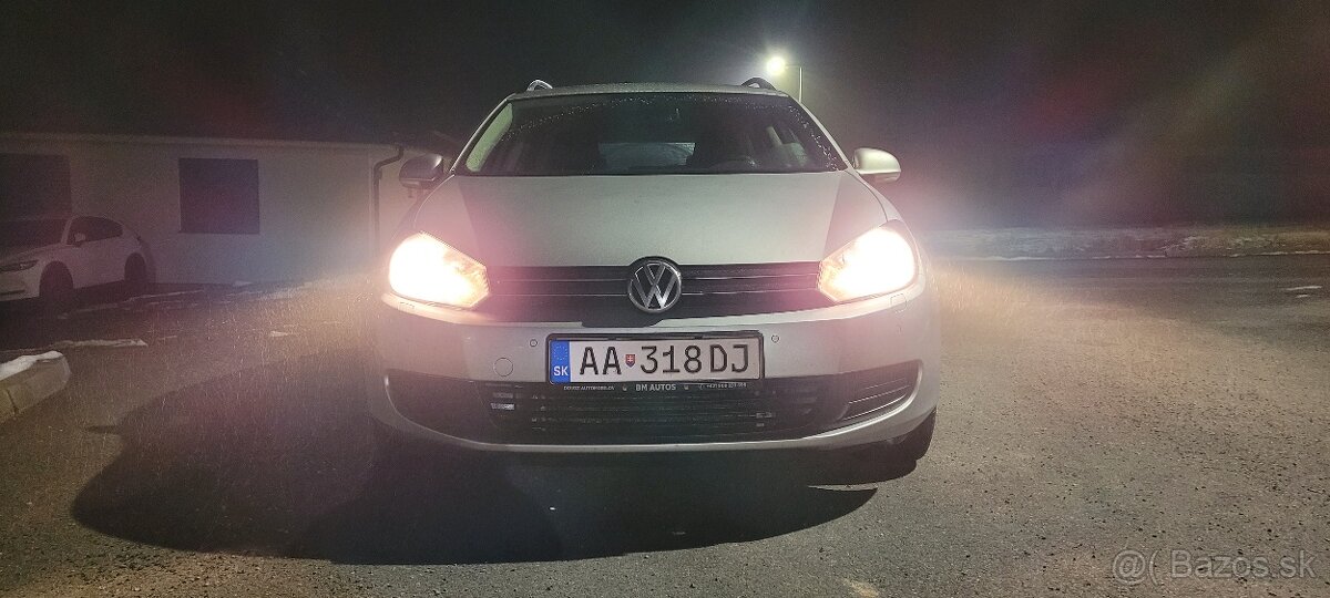 Golf Variant 6. 2,0 TDI  103kw 2011 strieborná metalíza