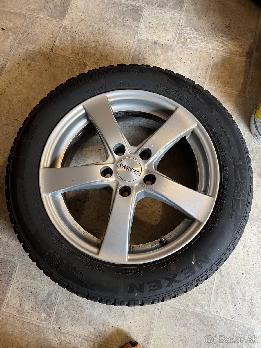 DEZENT 5x112 a 205/55/R16 zimné NEXEN WINGUARD