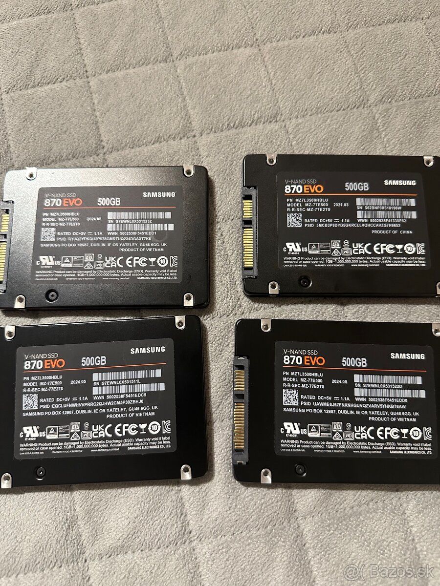 Samsung 870 EVO 500GB Sata 2,5”