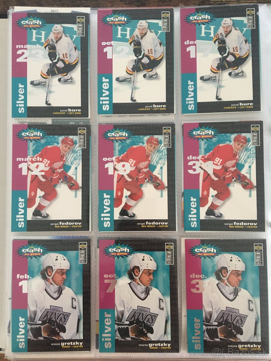 Hokejove kartičky You Crash The Game 95/96