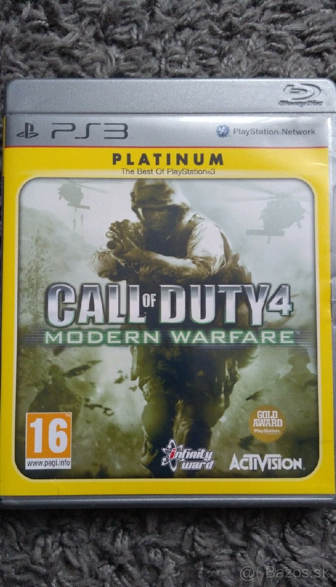 Predám hru COD MW - Playstation 3