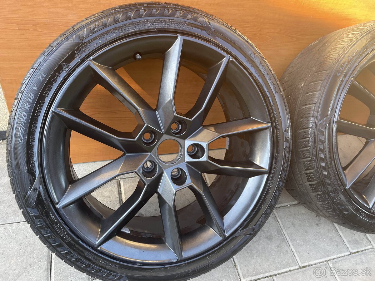 GEMINI SCHWARZ skoda Octavia RS 3 5x112  7,5x18 ET 51