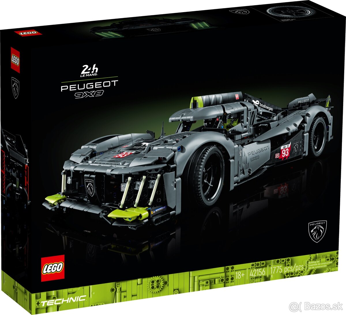 Predám nové lego 42156 Peugeot 9x8 24h Le mans